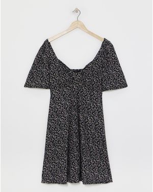 Simply Be Supersoft Skater Dress - Grey