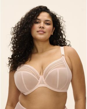 Elomi Matilda Plunge Wired Bra Pearl - Multicolour