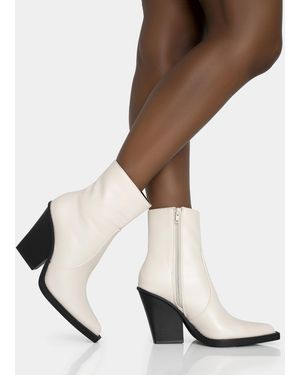 Public Desire Western Wide Fit - Natural