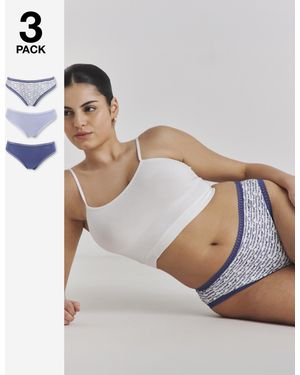 Sloggi 3Pk Gocrush Tai Knicker Mult - Multicolour