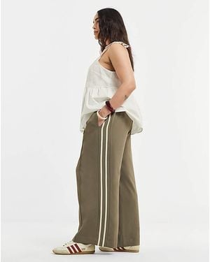 Simply Be Side Stripe Trouser - Natural