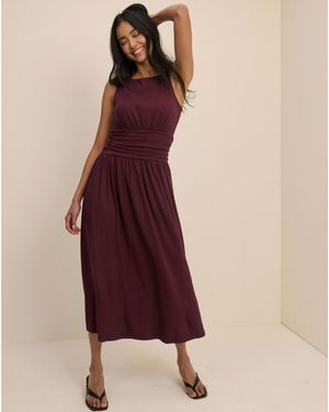 Nobody's Child Nobodys Child Ayla Midi Jersey Dress - Purple