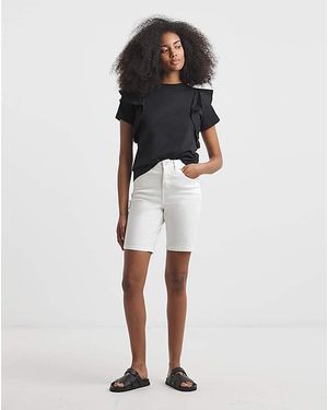 Simply Be 24/7 Knee Short - White