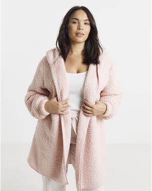 Pretty Secrets Supersoft Borg Cardigan - Pink