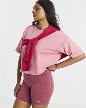 Sweaty Betty Move 6 Marl Shorts - Pink