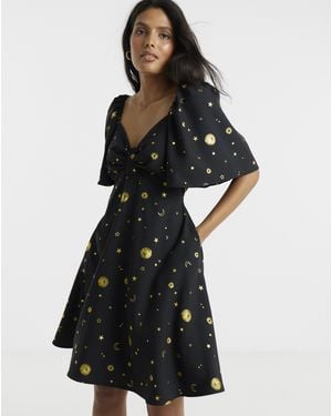 Twisted Wunder Cordella Mini Dress - Black