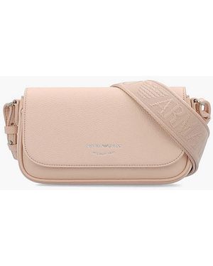 Emporio Armani Apricot Cross-Body Bag - Natural