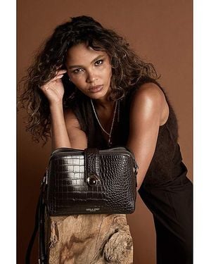 LUELLA GREY LONDON Luella Mills Chocolate Croc - Black