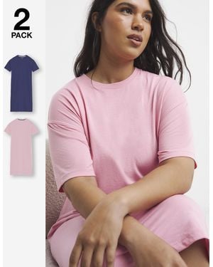 Pretty Secrets Value 2 Pack Nighties - Pink