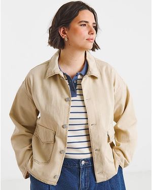 Simply Be Utility Jacket - Natural