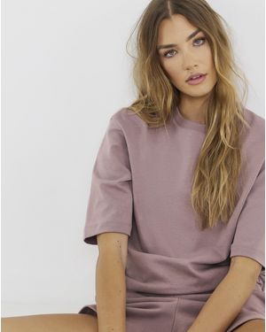 Sweaty Betty Cotton Longline T-Shirt - Purple