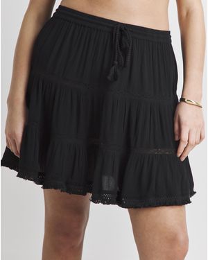 Figleaves Kalahari Beach Skirt - Black