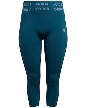 adidas Aeroknit 7/8 Tights - Blue