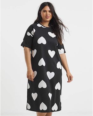 Simply Be Value Midi Nightie - White