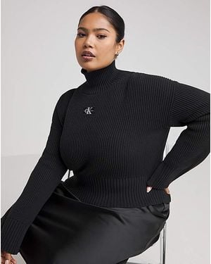 Calvin Klein Chunky Jumper - Black