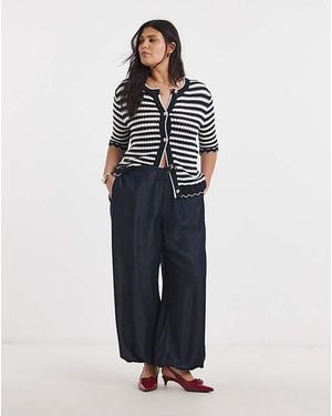 Simply Be Lyocell Denim Balloon Jeans - Blue
