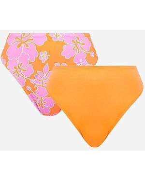 Simply Be Value 2 Pack Bikini Briefs - Orange