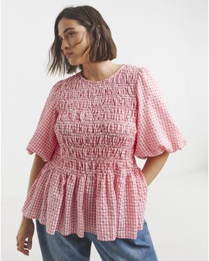 Simply Be Shirred Blouse