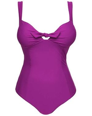 Simply Be Tummy Control Swimsuit - Pink