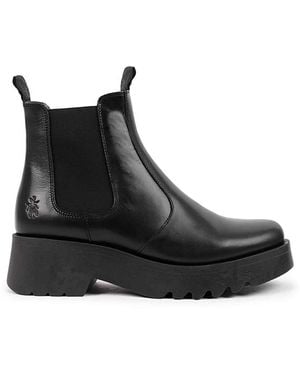 Fly London Medi Chelsea Boots - Black