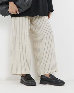 Simply Be Classic Fringe Loafer Extra Wide Fit - Black