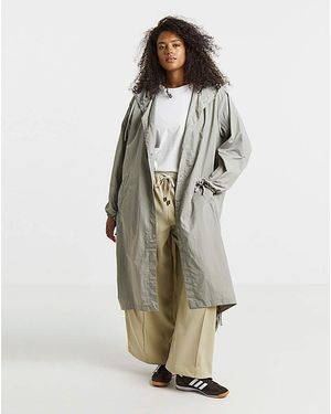 Simply Be Utility Parachute Jacket - White