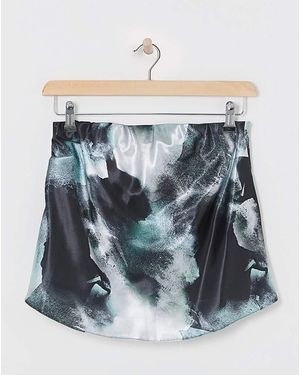Simply Be Satin Bandeau Top - Multicolour