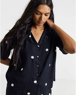 Simply Be Boxy Half Sleeve Shirt - Blue