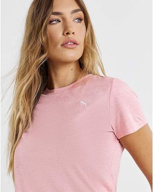PUMA Essential Heather T-Shirt - Pink