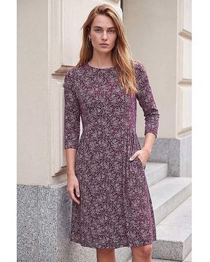 Roman Roman Side Detail Short Dress - Purple