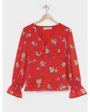 Twisted Wunder Nell Top - Red