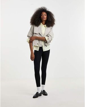 Simply Be Jersey High Waisted Legging - White