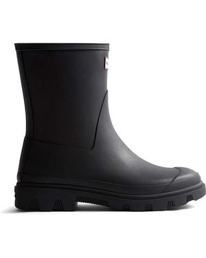 HUNTER Downpour Short Boot - Black