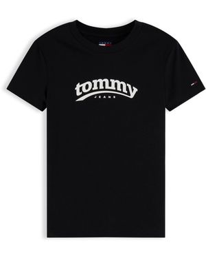 Tommy Hilfiger Slim Logo Tee - Black