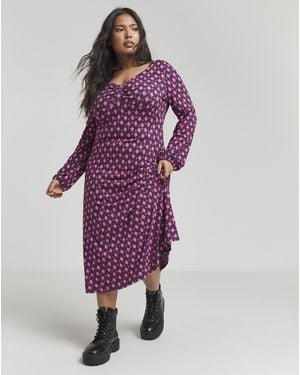 Joe Browns Gorgeous Geo Dress - Purple