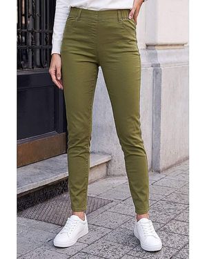 Roman Roman 31' Denim Stretch Jegging - Green