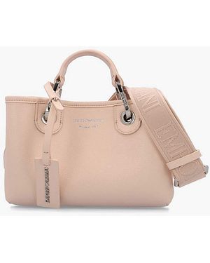 Emporio Armani X Small Crossbody Shopper - Natural