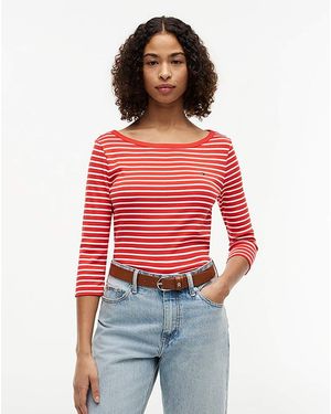 Tommy Hilfiger Cody Boat Neck Tee - Red