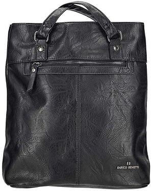 Enrico Benetti Julia Shoulder/Backpack - Black