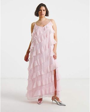 Vila Strap Ankle Dress - Pink