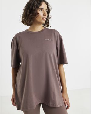 Gym King 365 Boyfriend T-Shirt - Brown