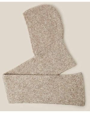 Monsoon Tula Hooded Scarf - Natural