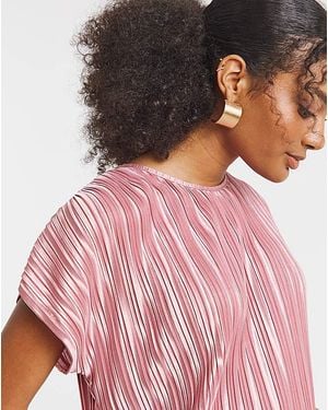 Joanna Hope Plisse Blouse - Pink