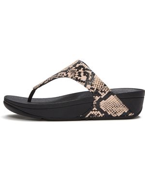 Fitflop Lulu Toe Post Sandal - Black