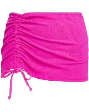 Simply Be Mix And Match Crinkle Bikini Skort - Pink