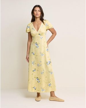 Nobody's Child Iris Midi Dress - Natural