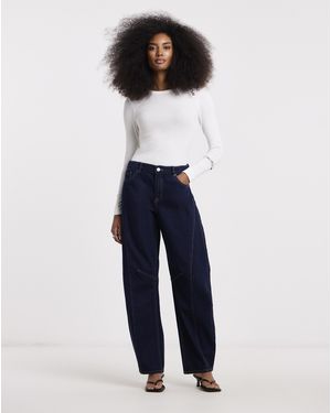 Simply Be Authentic Tapered Leg Jeans - Blue