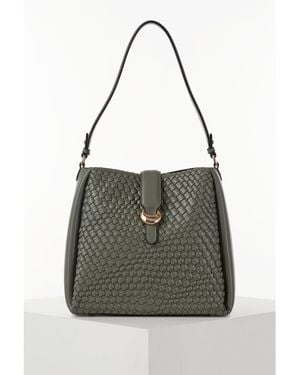 LUELLA GREY LONDON Luella Flora Weave Hobo - Grey