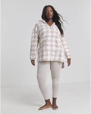 Pretty Secrets Snuggle Top Lounge Set - White