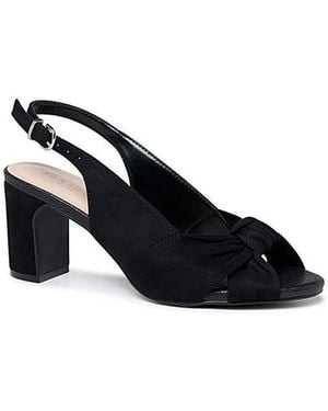 Paradox London Noreen Wide Fit Sandals - Black